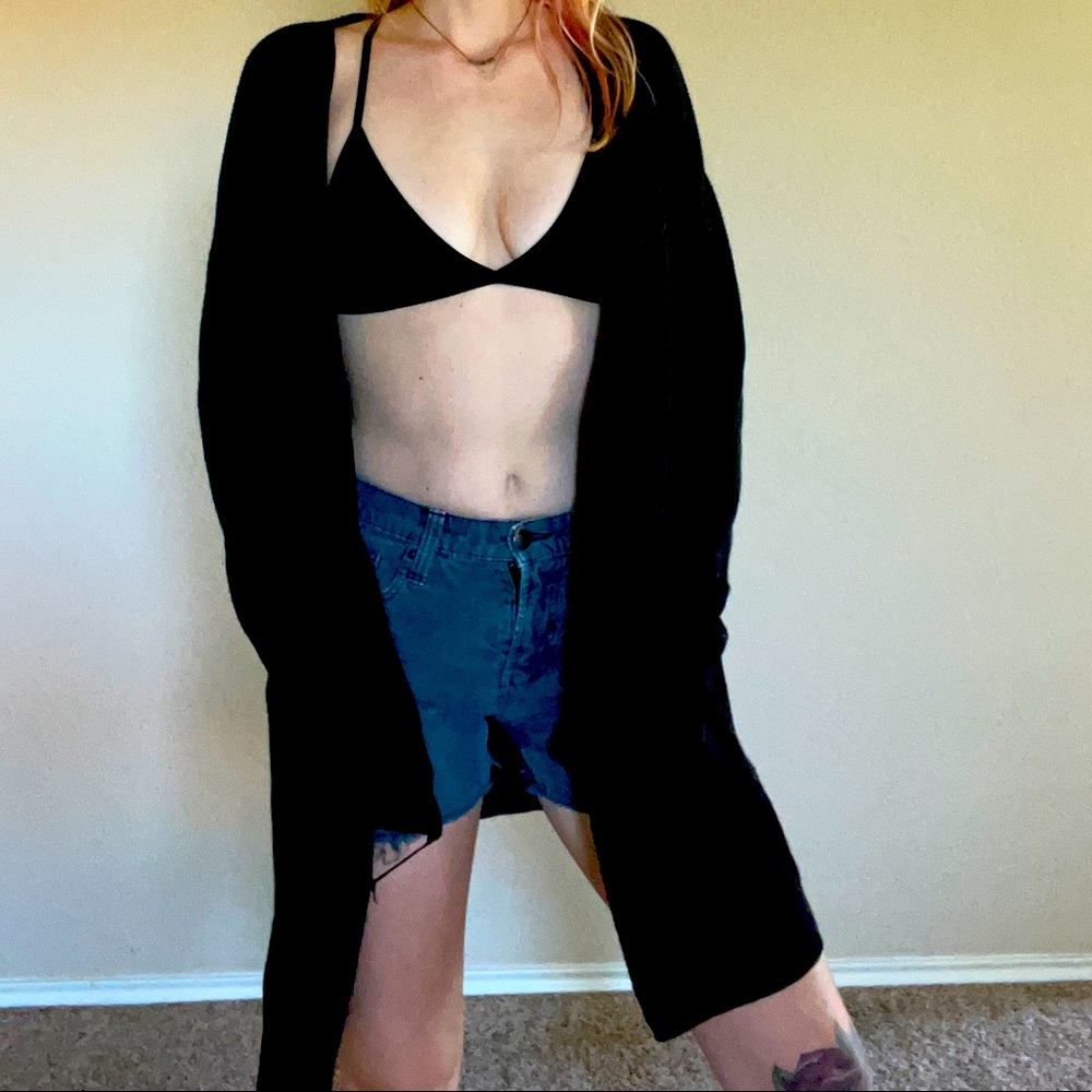 Soft Black Cardigan (with pockets!)